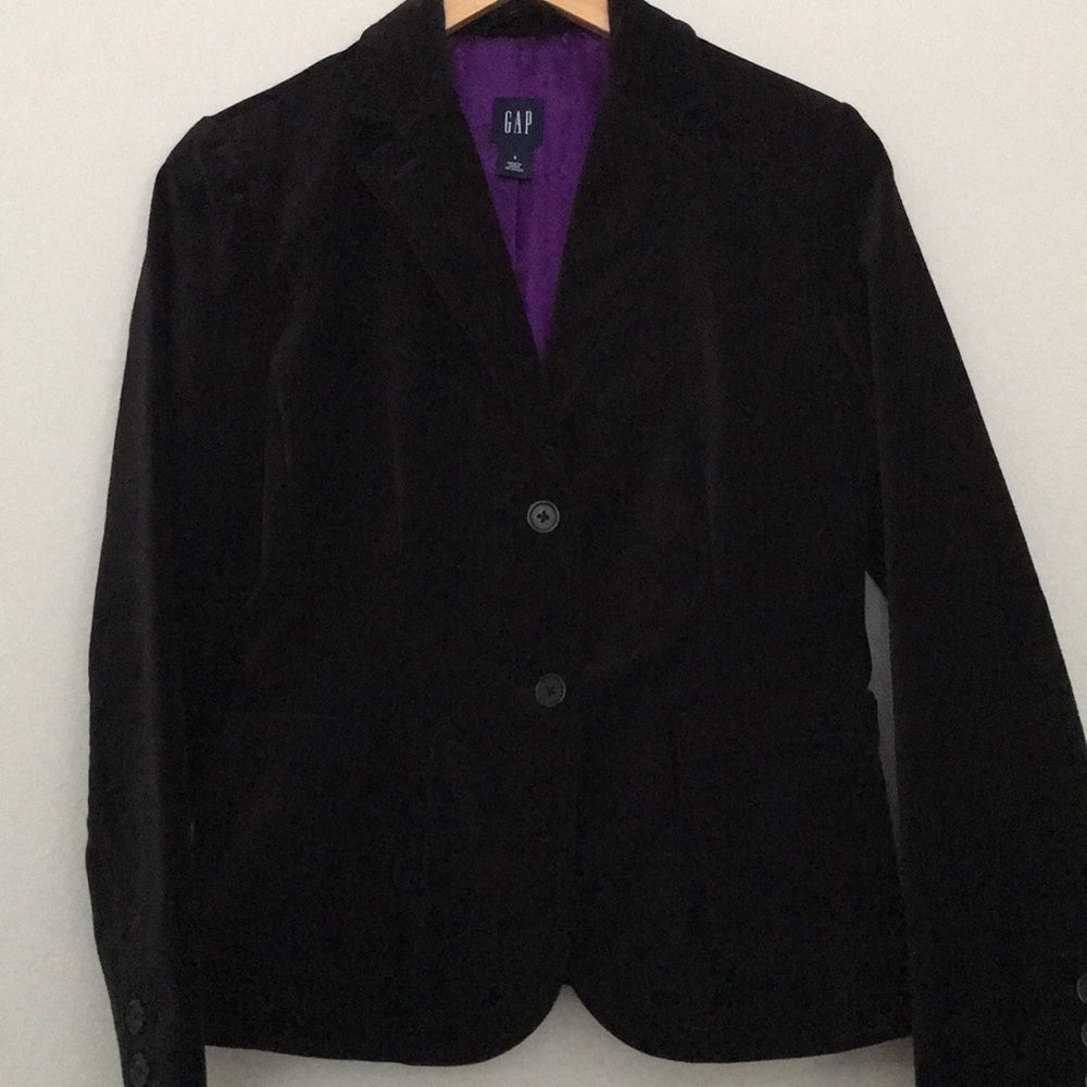 GAP velvet blazer